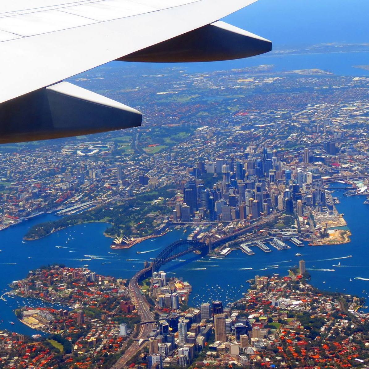 Sunday Snapshot: Birds Eye View Over Sydney Harbour - Mapping Megan