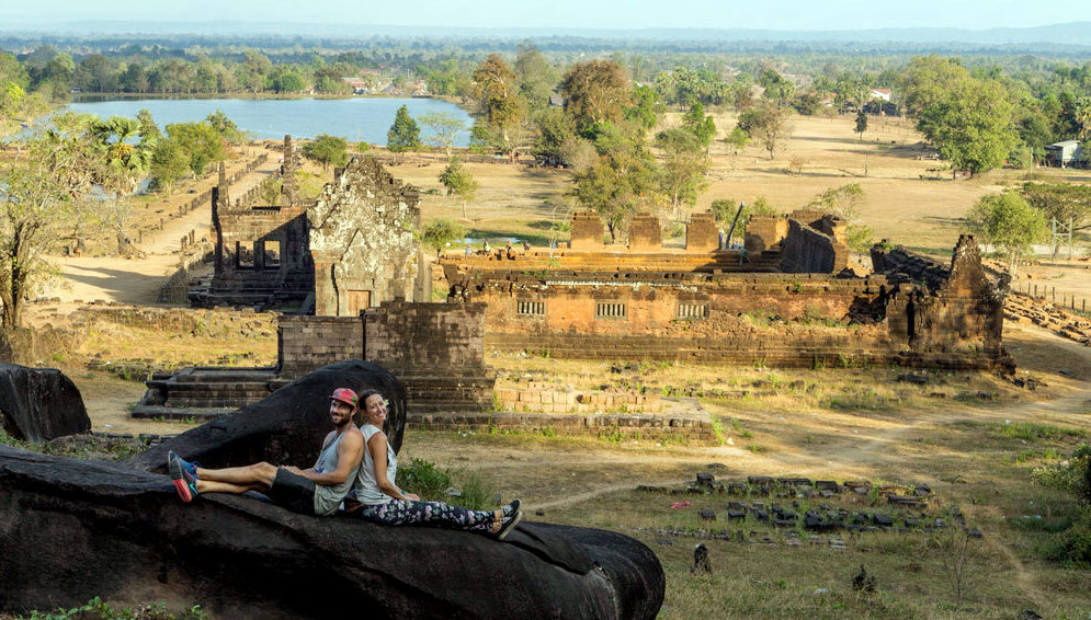 Megan and Scott in Laos