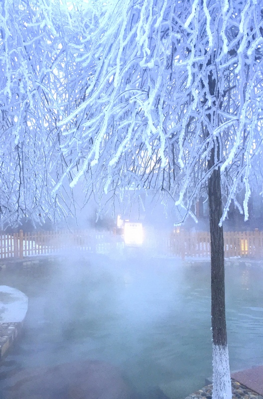 Sunrise at the Shennong Hot Springs is particularly beautiful.
