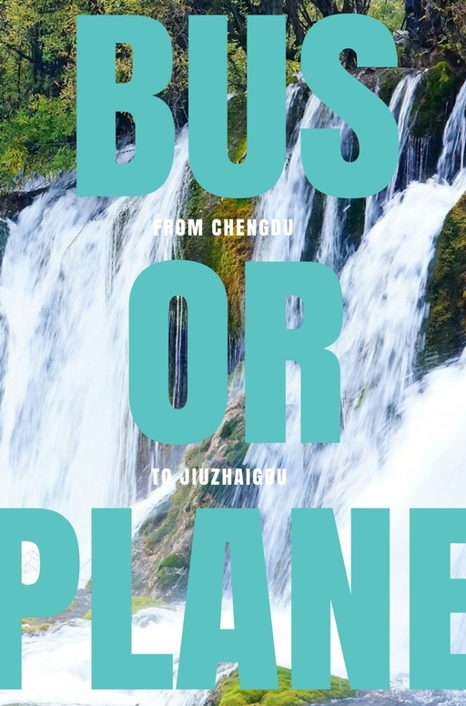 If thinking of traveling from Chengdu to Jiuzhaigou, use the following information to guide your choice as to whether it's best to catch a bus or a plane.
