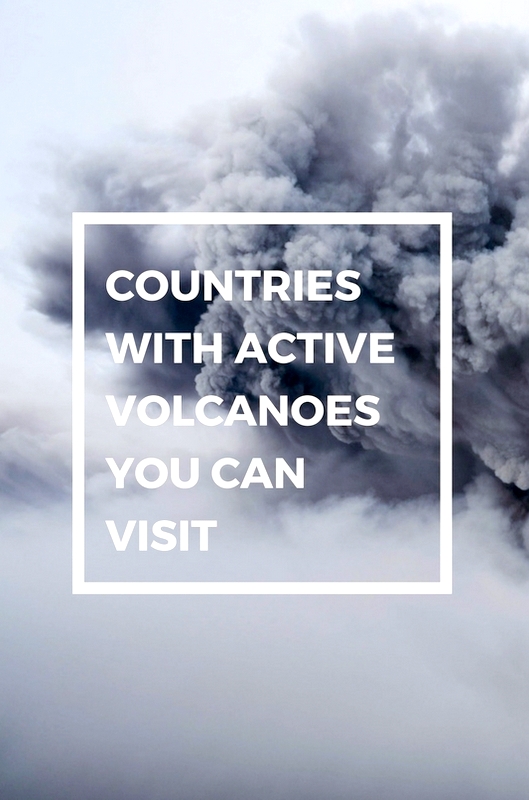 We’ve chosen five countries with live volcanoes. Though some of these have more than one volcano currently active, so keep an eye out for that too!