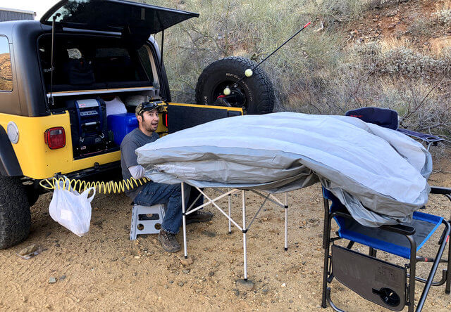 Camping mattress 
